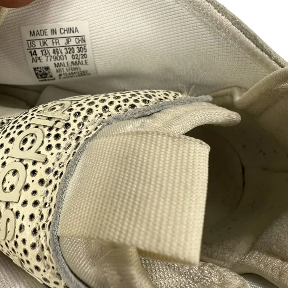 Adidas Streetball Safari Cream White Size 14